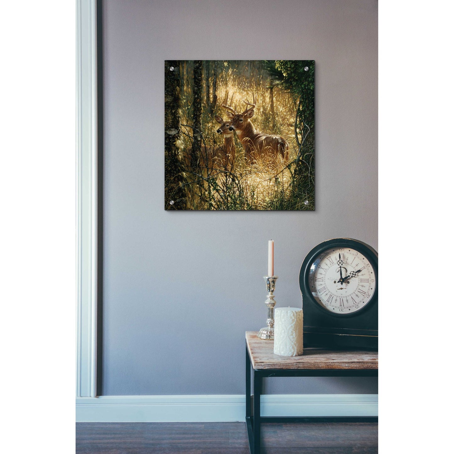 Epic Art 'A Golden Moment' by Collin Bogle Acrylic Glass Wall Art,24x24