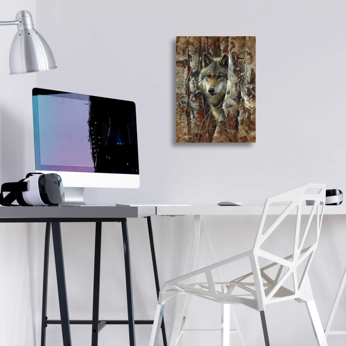 Epic Art 'Wood Land Spirit' by Collin Bogle Acrylic Glass Wall Art,12x16
