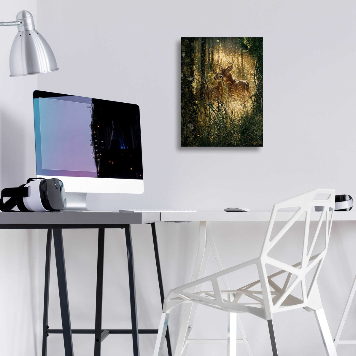 Epic Art 'A Golden Moment' Portrait by Collin Bogle Acrylic Glass Wall Art,12x16