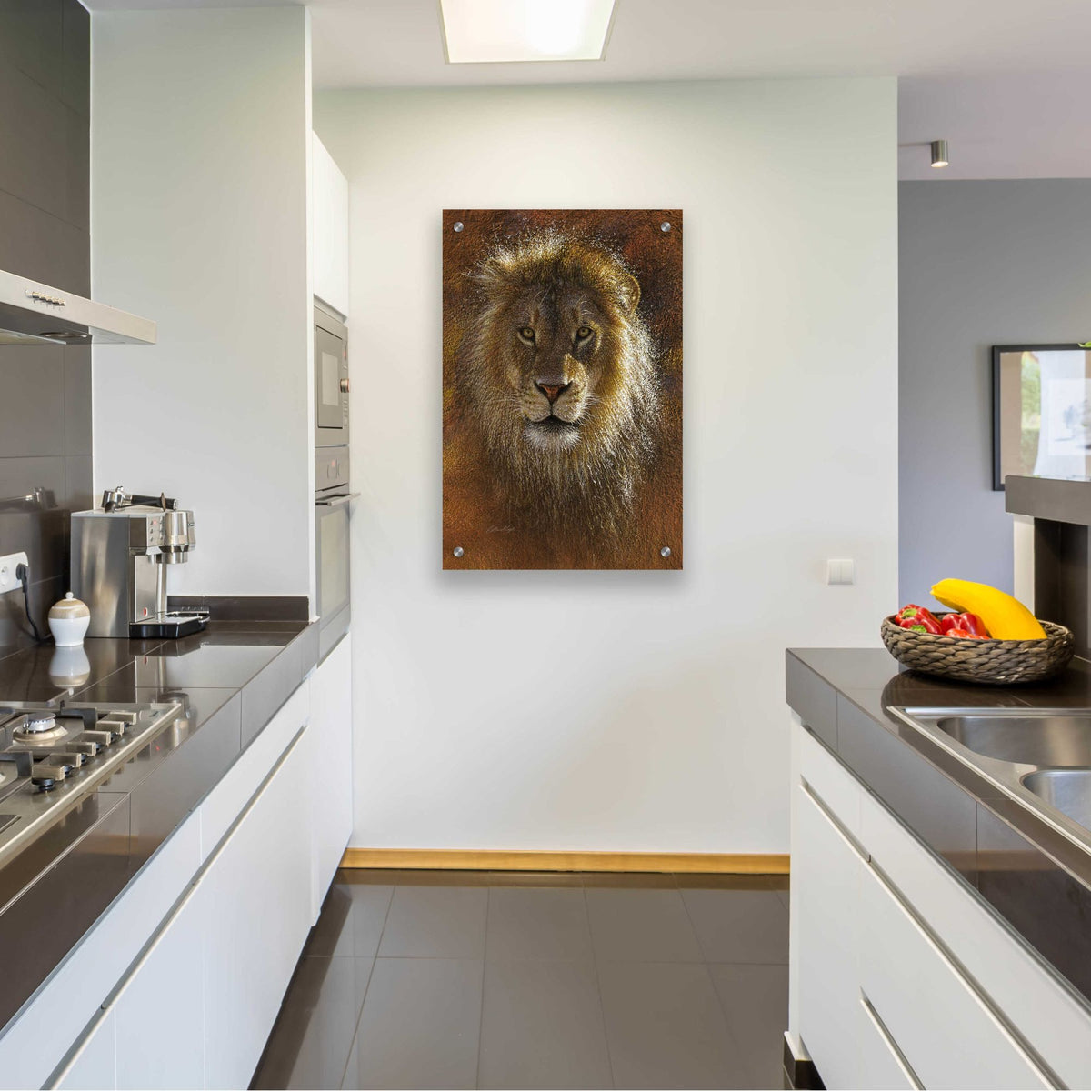 Epic Art 'Face Off' by Collin Bogle Acrylic Glass Wall Art,24x36
