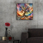 Abstract Tree by Rey Klimt - 24x24 acrylic wall art in a room