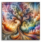 Abstract Tree by Rey Klimt acrylic glass wall art
