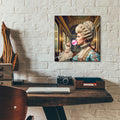 Bubble Gum Queen by Rey Klimt - 12x12 acrylic wall art in a room