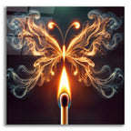 Butterfly Fire by Rey Klimt acrylic glass wall art