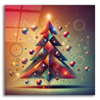 Christmas Tree Abstract by Rey Klimt acrylic glass wall art