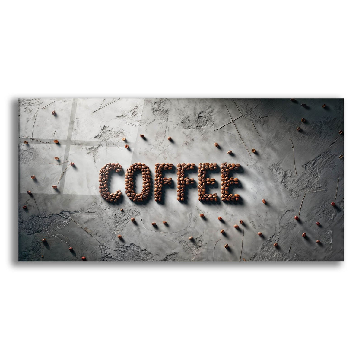 Concrete Coffee by Rey Klimt acrylic glass wall art
