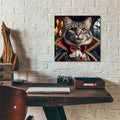 Count Cat Dracula by Rey Klimt - 12x12 acrylic wall art in a room