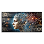 Electric Thoughts by Rey Klimt acrylic glass wall art