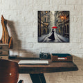 Evening Walk In Town by Rey Klimt - 12x12 acrylic wall art in a room