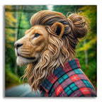 Everyday Lion by Rey Klimt acrylic glass wall art