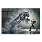 Fight by Rey Klimt acrylic glass wall art