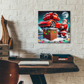 From Santa To Good Boy by Rey Klimt - 12x12 acrylic wall art in a room