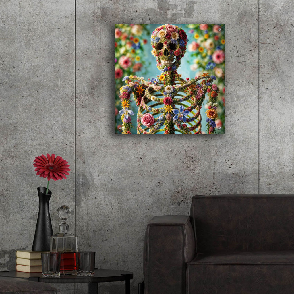 Good Bones by Rey Klimt - 24x24 acrylic wall art in a room