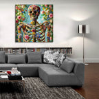 Good Bones by Rey Klimt - 36x36 acrylic wall art in a room