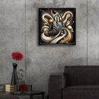 Handbag Abstract by Rey Klimt - 24x24 acrylic wall art in a room