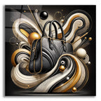 Handbag Abstract by Rey Klimt acrylic glass wall art