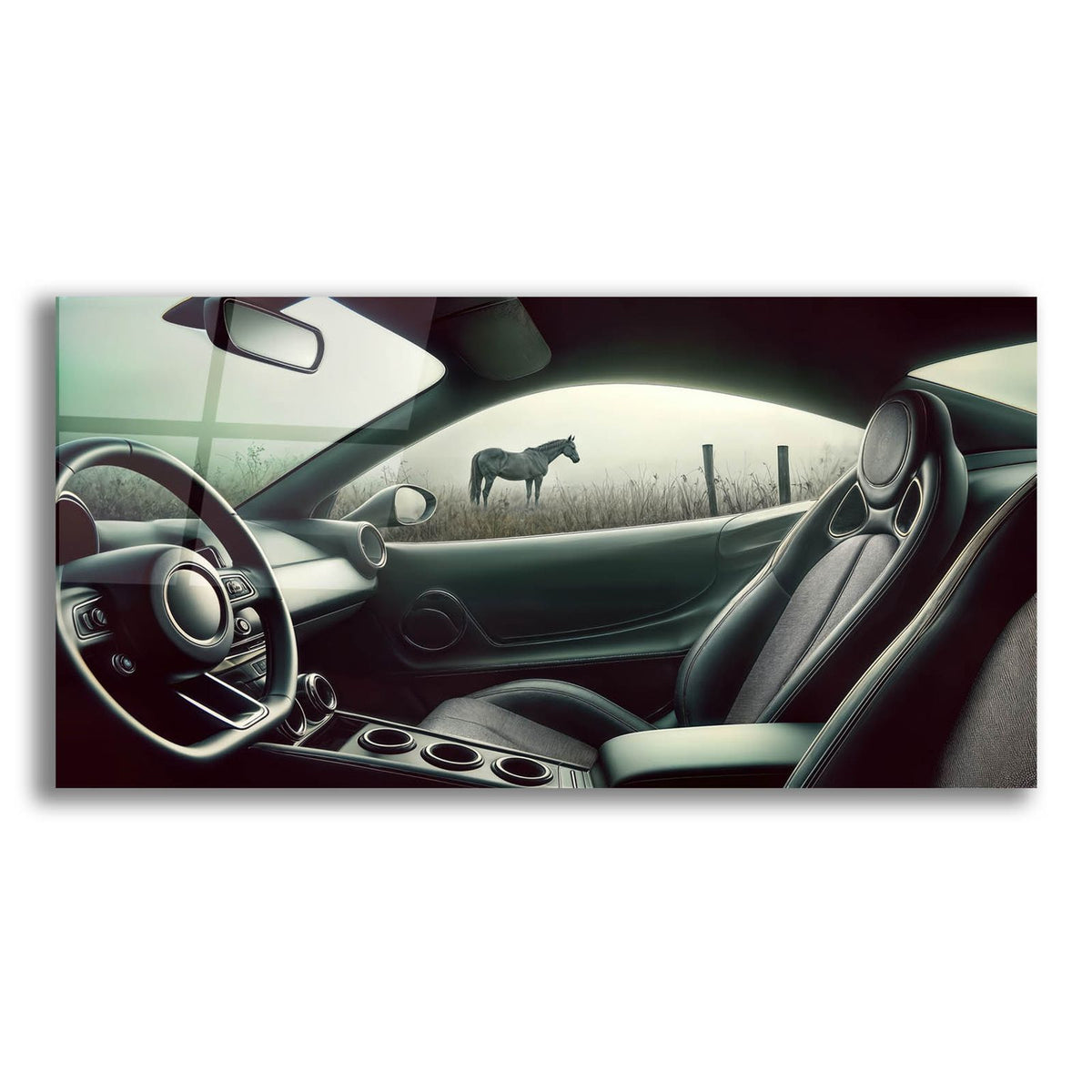 Horsepower by Rey Klimt acrylic glass wall art