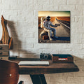 Houston, We Have A Problem by Rey Klimt - 12x12 acrylic wall art in a room