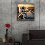 Houston, We Have A Problem by Rey Klimt - 24x24 acrylic wall art in a room
