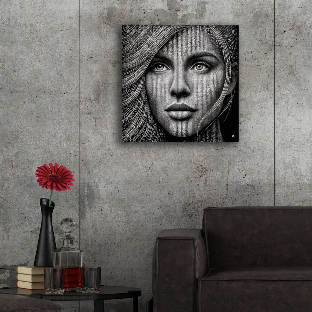 Identity by Rey Klimt - 24x24 acrylic wall art in a room