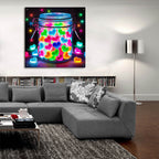 Jar Of Love by Rey Klimt - 36x36 acrylic wall art in a room