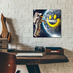 Making The World A Better Place by Rey Klimt - 12x12 acrylic wall art in a room