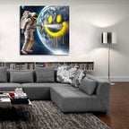 Making The World A Better Place by Rey Klimt - 36x36 acrylic wall art in a room