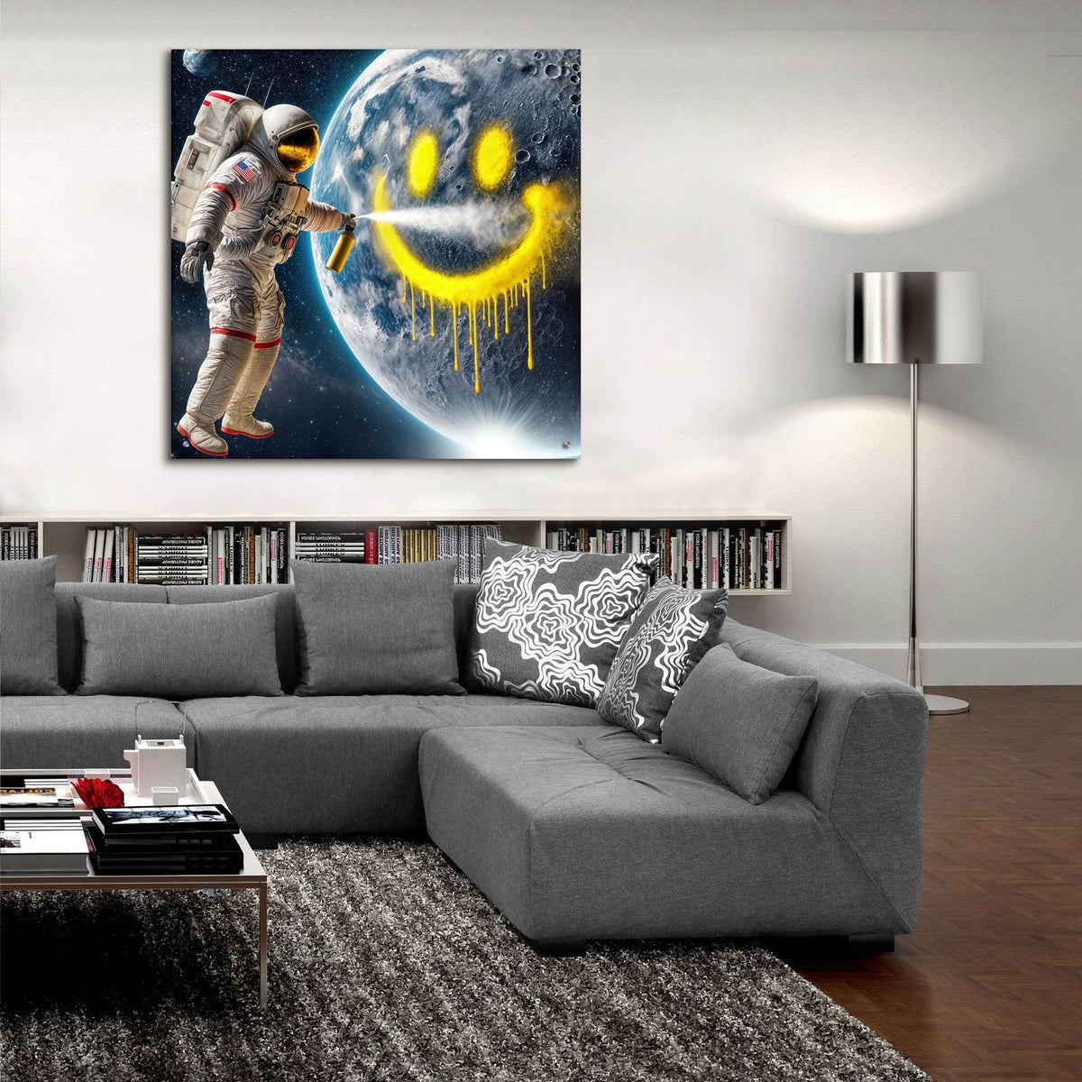 Making The World A Better Place by Rey Klimt - 36x36 acrylic wall art in a room
