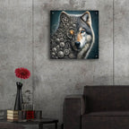 Mechanical Wolf by Rey Klimt - 24x24 acrylic wall art in a room