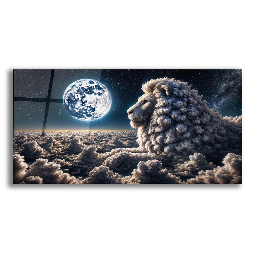 Moon Watching by Rey Klimt acrylic glass wall art