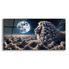Moon Watching by Rey Klimt acrylic glass wall art