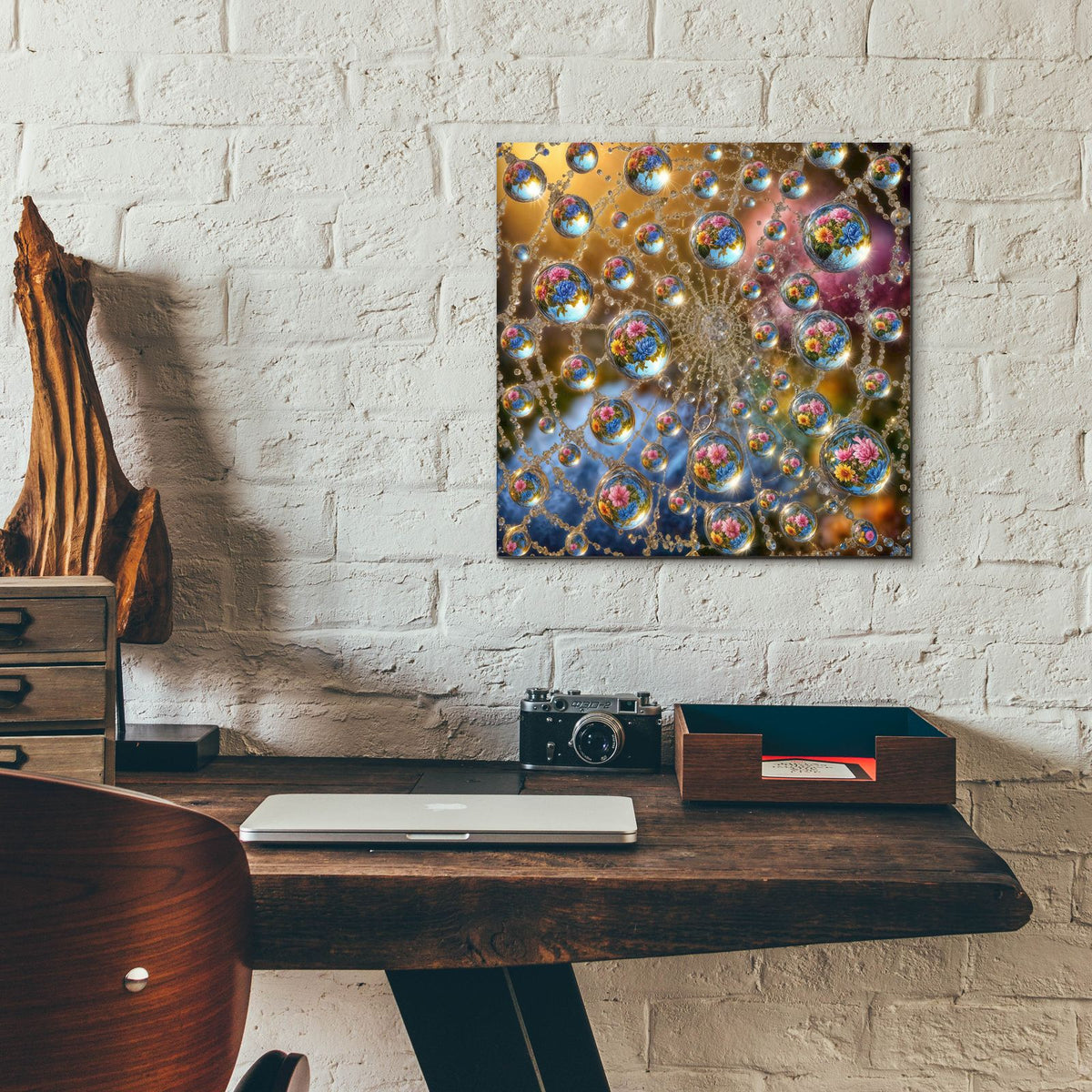 Morning Mist by Rey Klimt - 12x12 acrylic wall art in a room