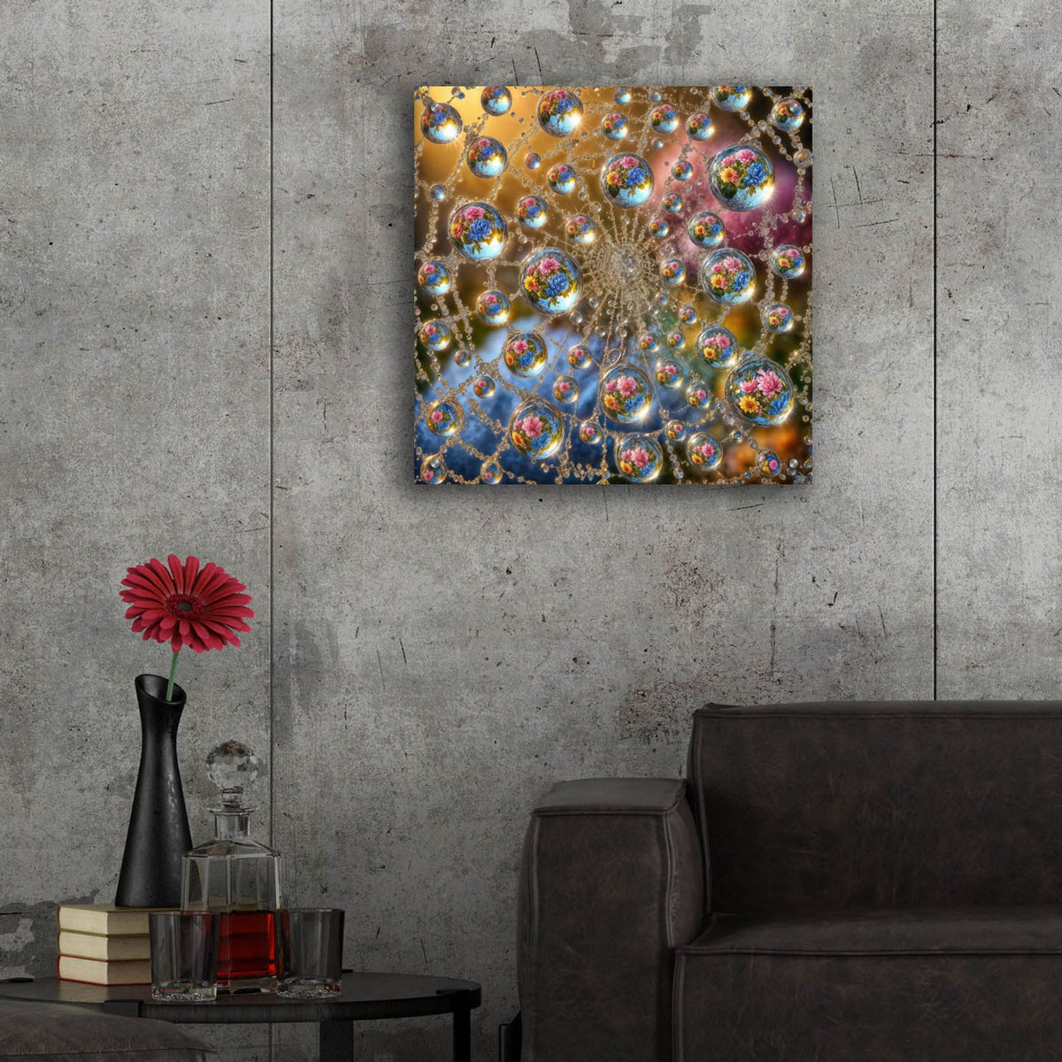 Morning Mist by Rey Klimt - 24x24 acrylic wall art in a room