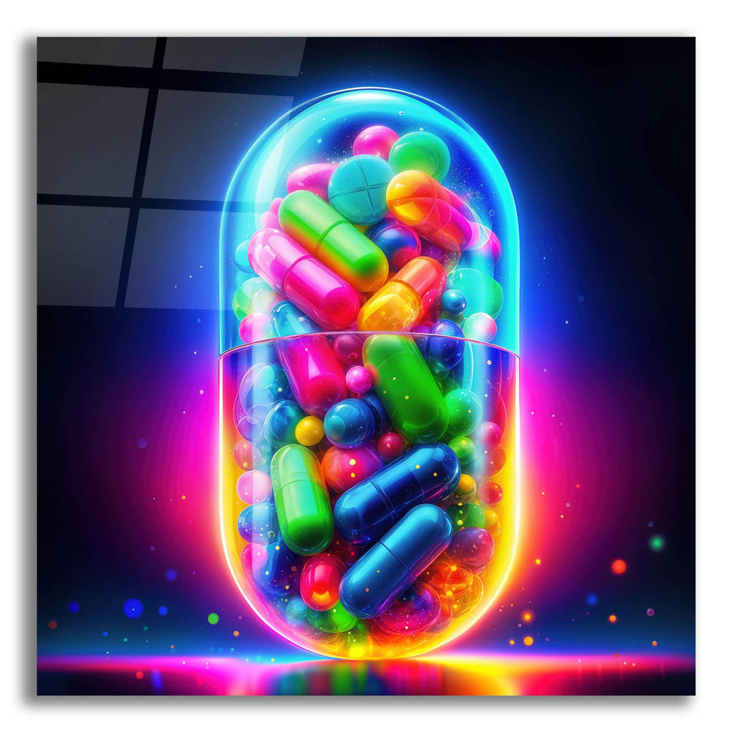 Multivitamin by Rey Klimt acrylic glass wall art