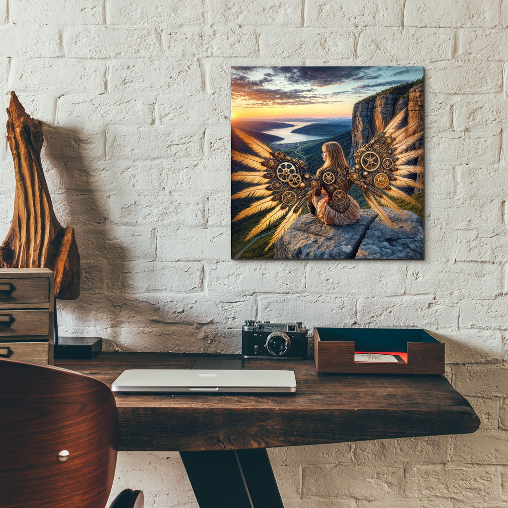 Ready For Flight by Rey Klimt - 12x12 acrylic wall art in a room