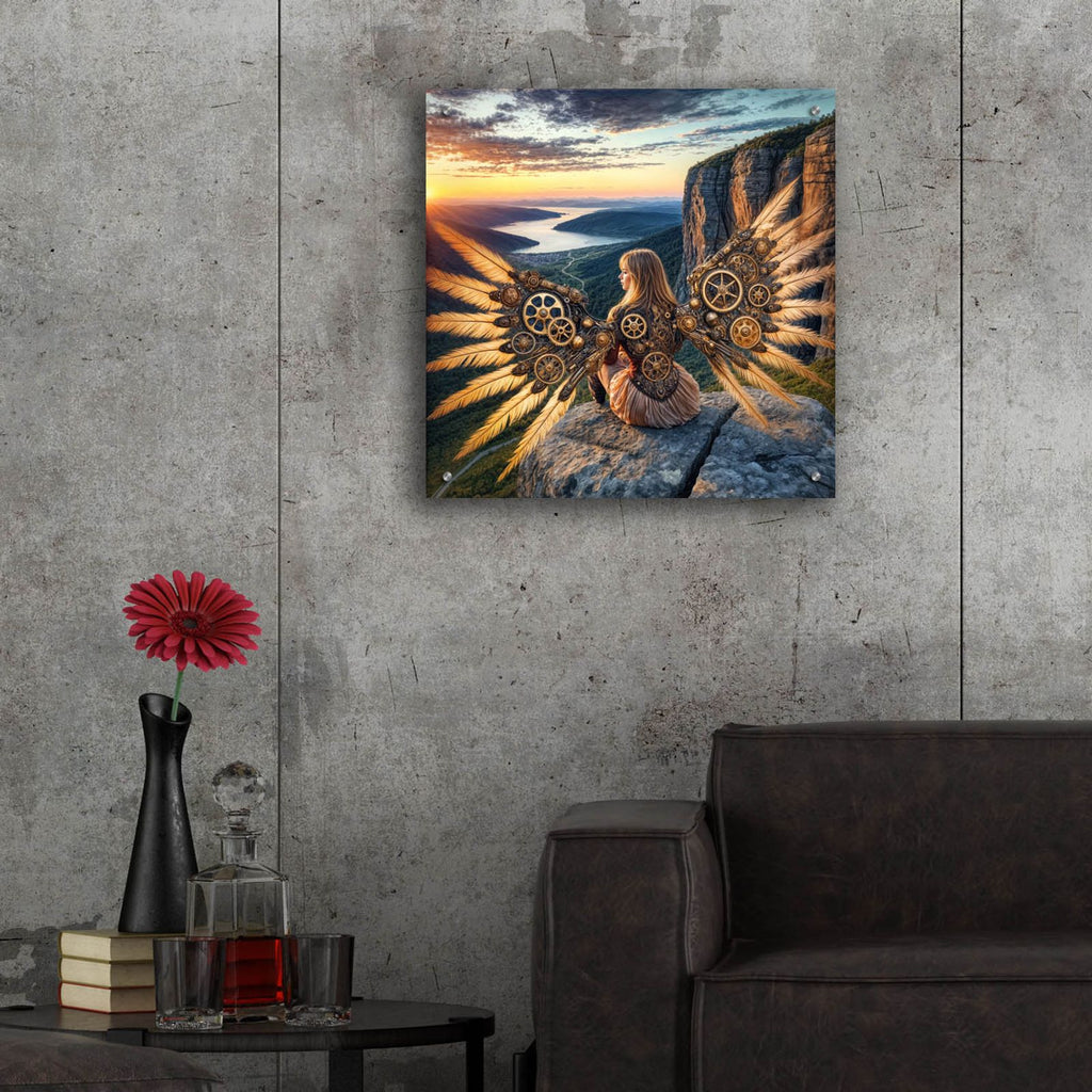 Ready For Flight by Rey Klimt - 24x24 acrylic wall art in a room