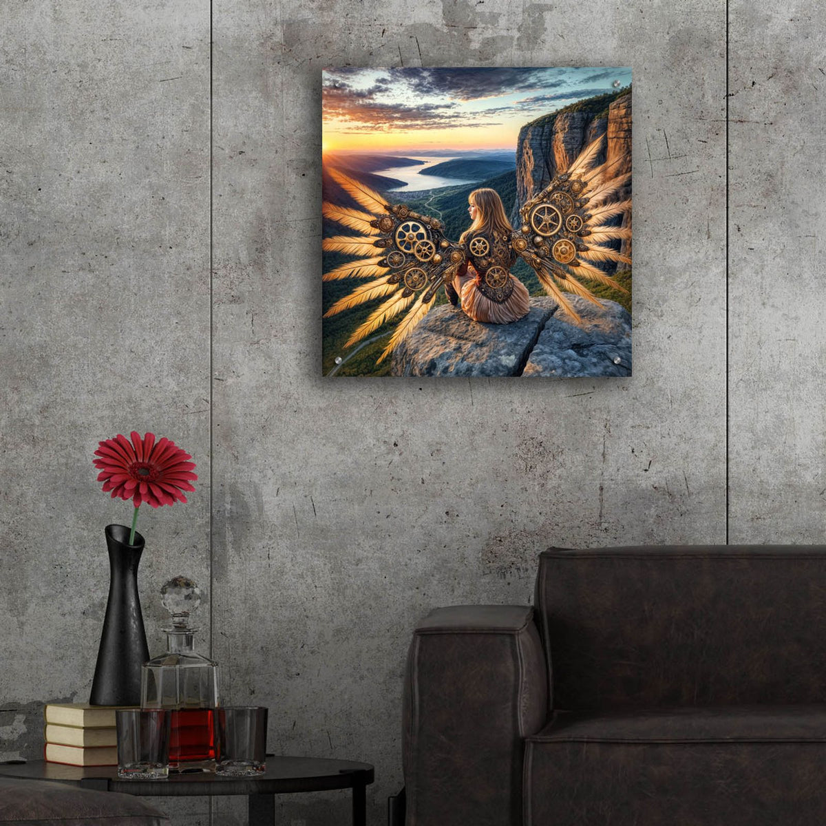Ready For Flight by Rey Klimt - 24x24 acrylic wall art in a room