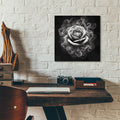 Rose & Smoke by Rey Klimt - 12x12 acrylic wall art in a room