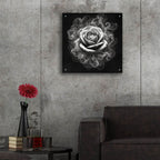 Rose & Smoke by Rey Klimt - 24x24 acrylic wall art in a room