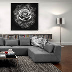 Rose & Smoke by Rey Klimt - 36x36 acrylic wall art in a room