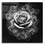 Rose & Smoke by Rey Klimt acrylic glass wall art