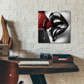 Strawberry & Chocolate by Rey Klimt - 12x12 acrylic wall art in a room
