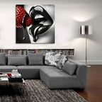 Strawberry & Chocolate by Rey Klimt - 36x36 acrylic wall art in a room