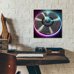 Vinyl Going Digital by Rey Klimt - 12x12 acrylic wall art in a room