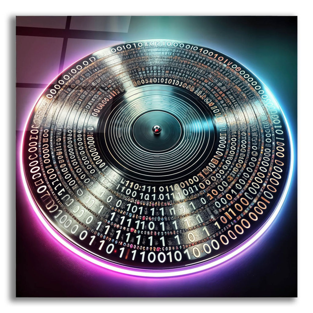 Vinyl Going Digital by Rey Klimt acrylic glass wall art