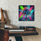 Palm Tree Abstract 2 by Rey Klimt - 12x12 acrylic wall art in a room