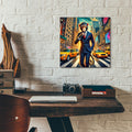 New York Monkey by Rey Klimt - 12x12 acrylic wall art in a room