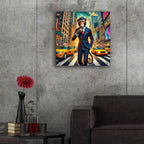 New York Monkey by Rey Klimt - 24x24 acrylic wall art in a room