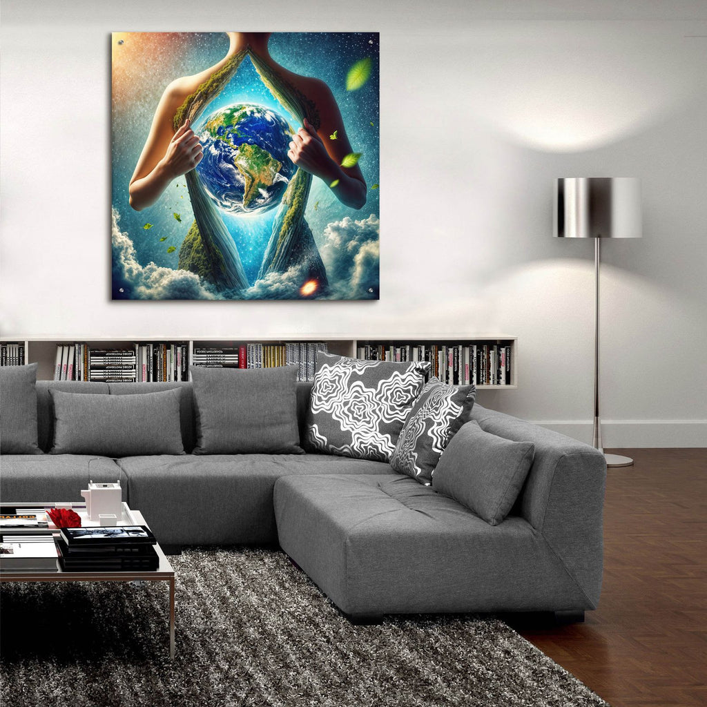 Mother Earth by Rey Klimt - 36x36 acrylic wall art in a room