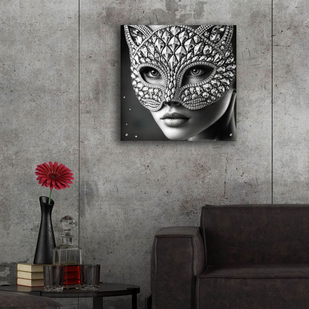 Masquarade by Rey Klimt - 24x24 acrylic wall art in a room